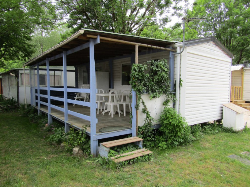 Les Esparnettes – Mobil-home n°41 - Terrasse bleue